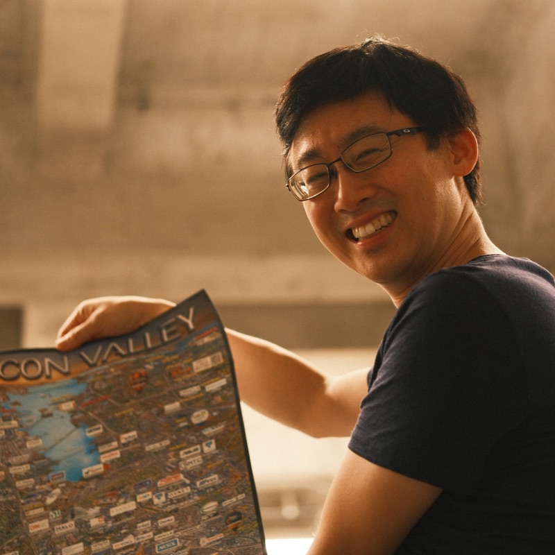 A teammate with a Silicon Valley map